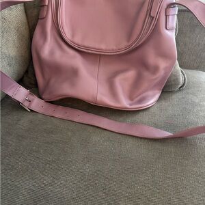 Maxx New York Pink Shoulder Bag with Adjustable Strap